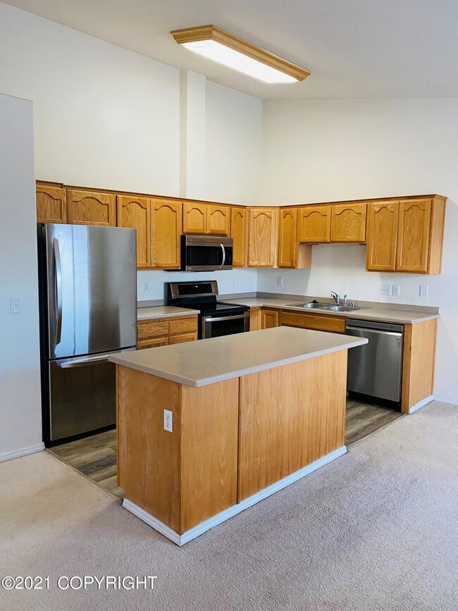 Kitchen with newer appliances