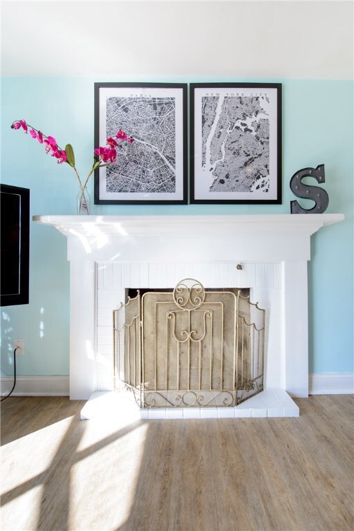 Wood Burning Fireplace