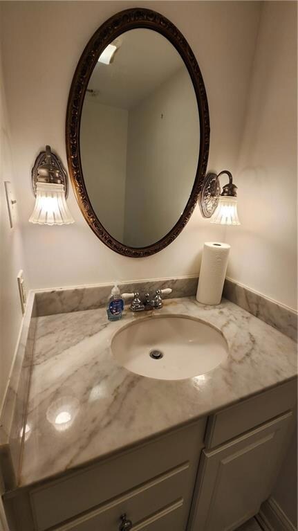 Downstairs half bath