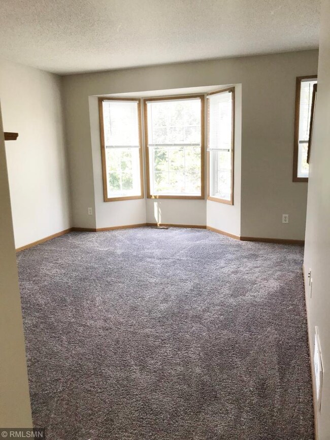 Living room with bay window!