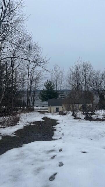 View of lot towards water.