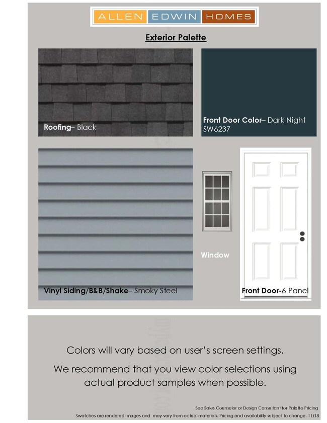 MWW0055 EXTERIOR PALETTE
