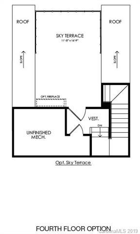 4th Floor (upper) - Sky Terrace is selected for th