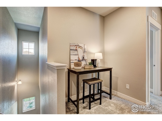 Photo of previously built floor plan.