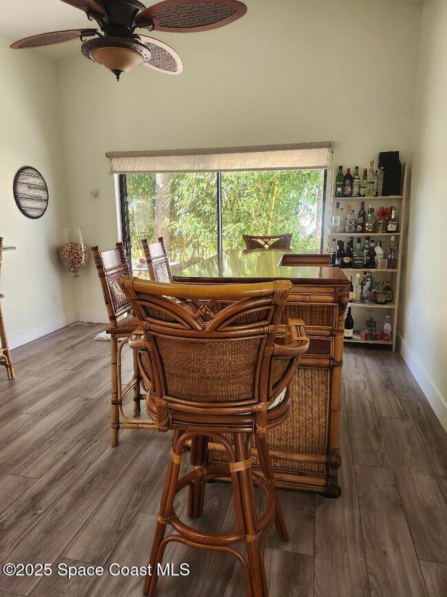 Sliding door to outside patio