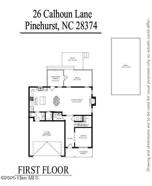 Floor plan, main level