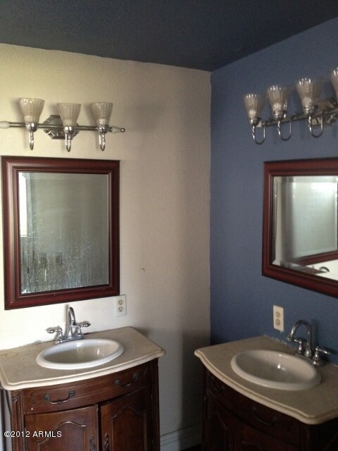 Master bath vanities