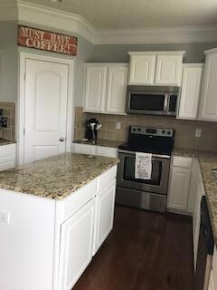 kitchen and island