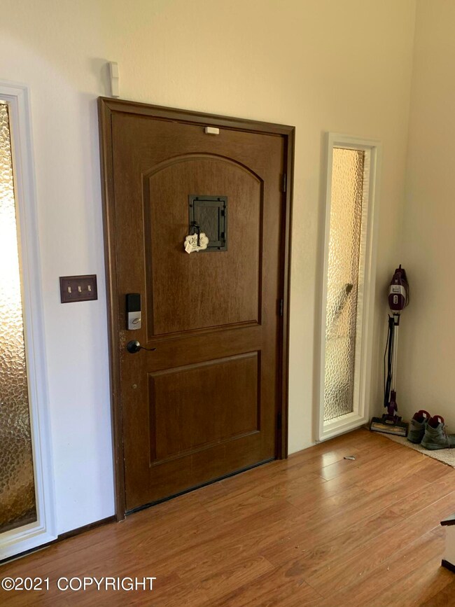 Foyer and new front door