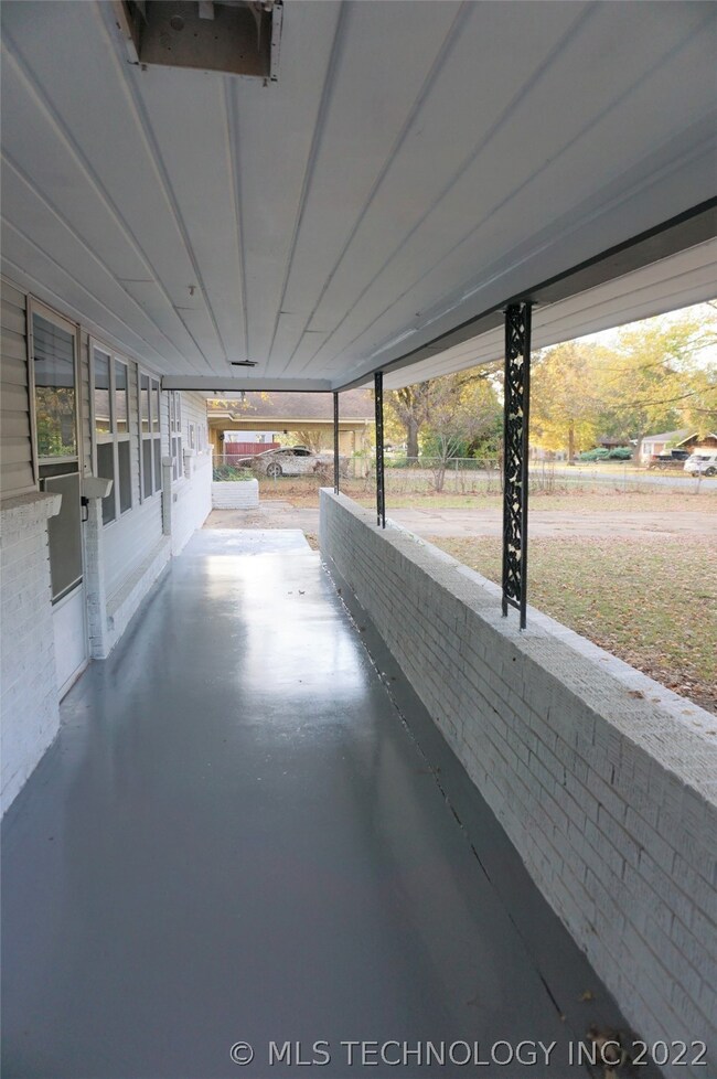 covered front porch