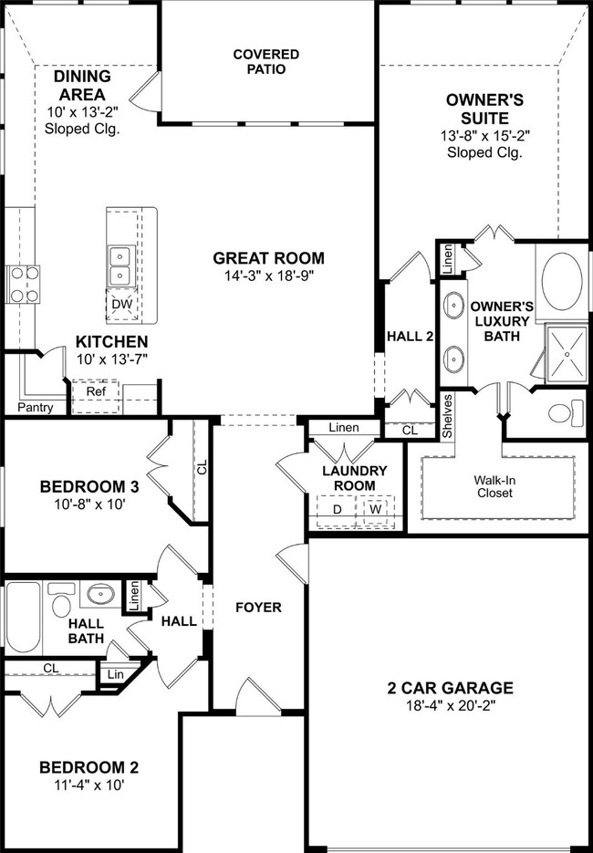 The Ashburn II floor plan by K.Hovnanian® Hom