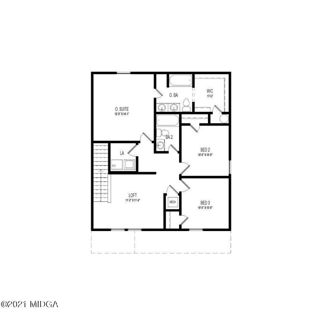 1602 2-Car - Floor Plan - BROCHURE - GRP