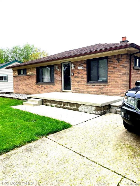 Large front porch