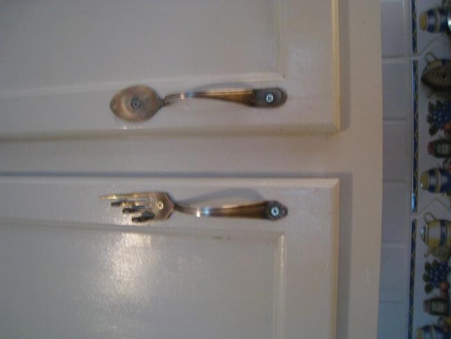 Handles in the house kitchen are...