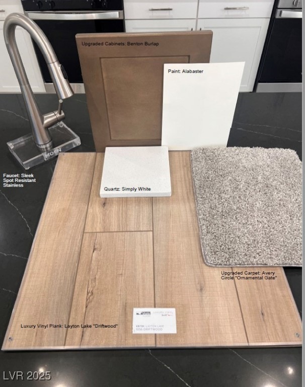 Selected finishes.