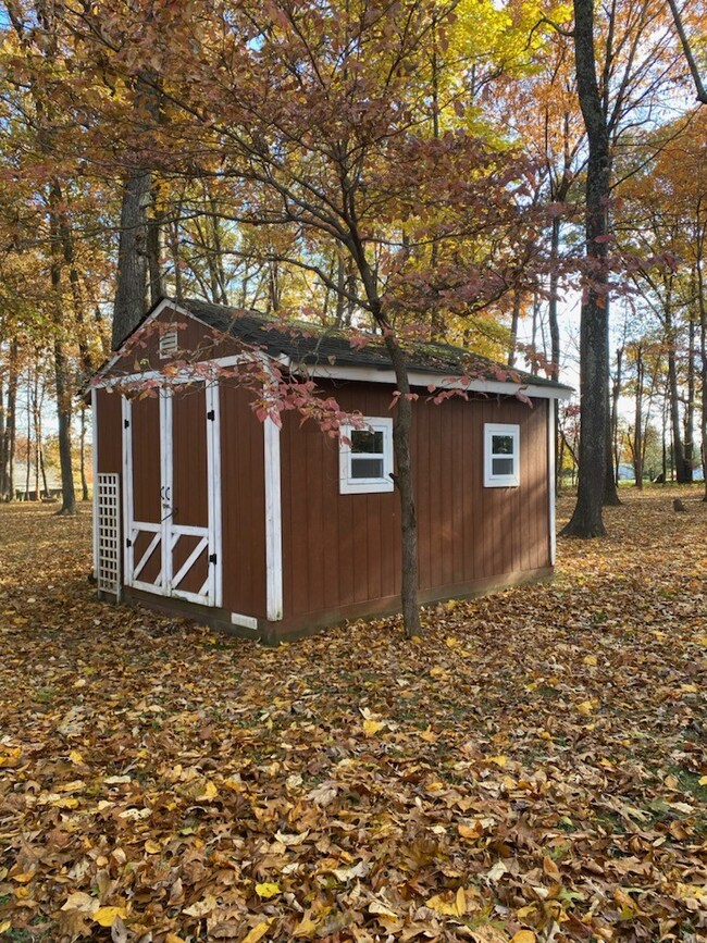 shed stays with property