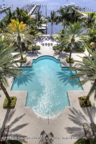 Balcony pool view