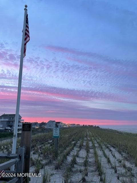 Ortley dunes pink sky