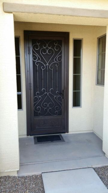 Front Entry Security Screen Door