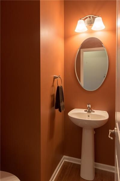 Main floor powder room.
