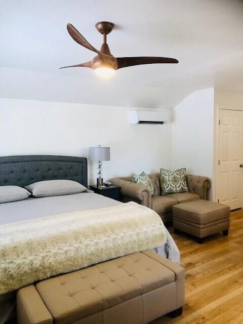 New minisplit AC and reclaimed Koa fan
