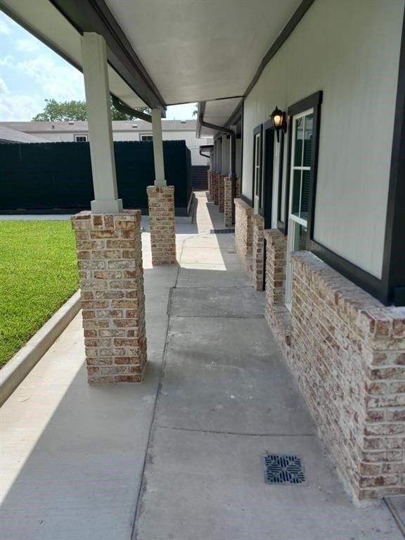 renovated front porch