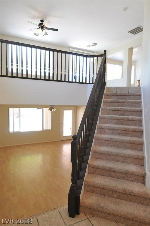 Split level floorplan offers spacious living areas