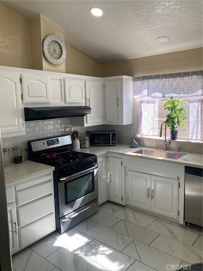 Lots of natural light in this large kitchen