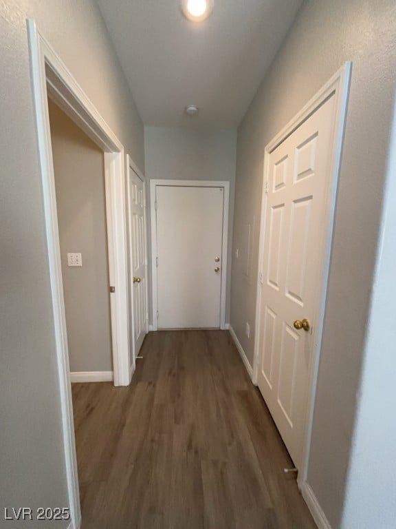 Downstairs hallway with access to garage