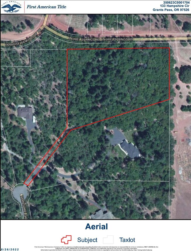 133 hampshire cir aerial map