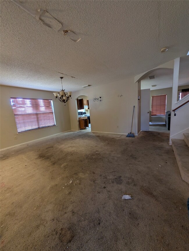 Living room and Dining room