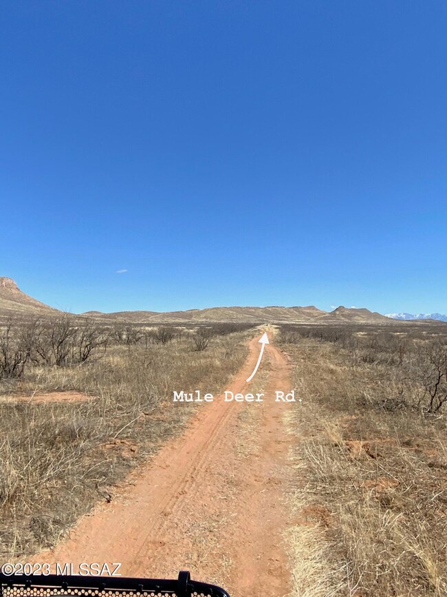 Road toward property Eastbound