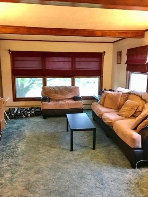Spacious living room with lots of...