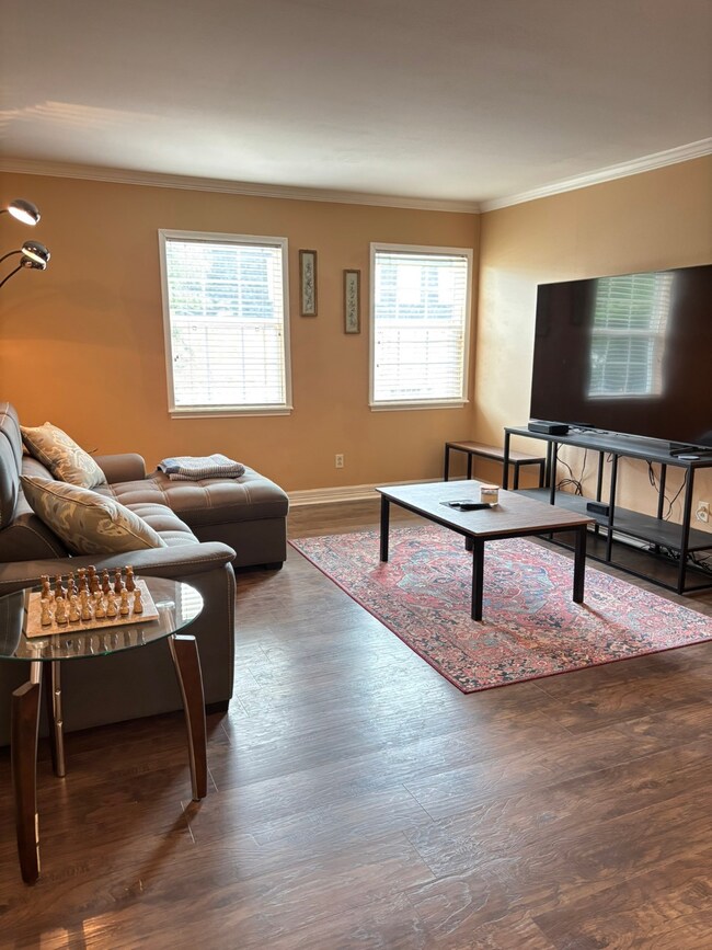 Light and bright large living room