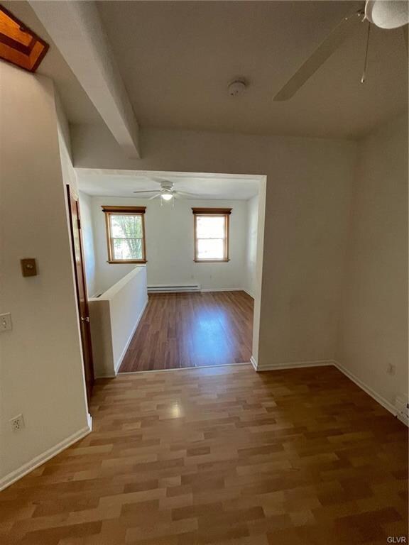 From the dining room to the living room.