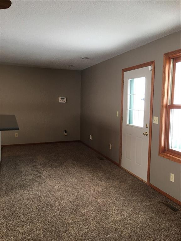 Dinning room with door to deck