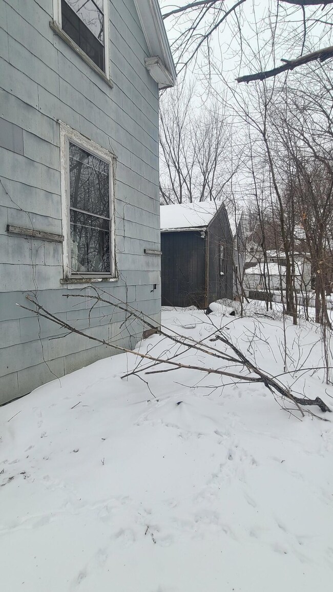 Rear of home