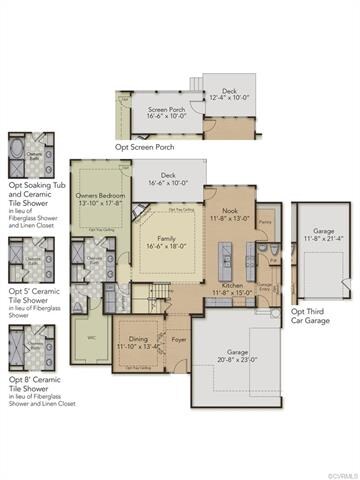 FIRST FLOOR - This home includes the tray ceiling 