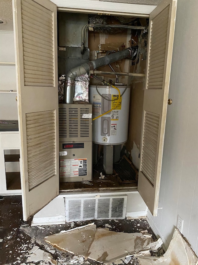 Utilities featuring water heater