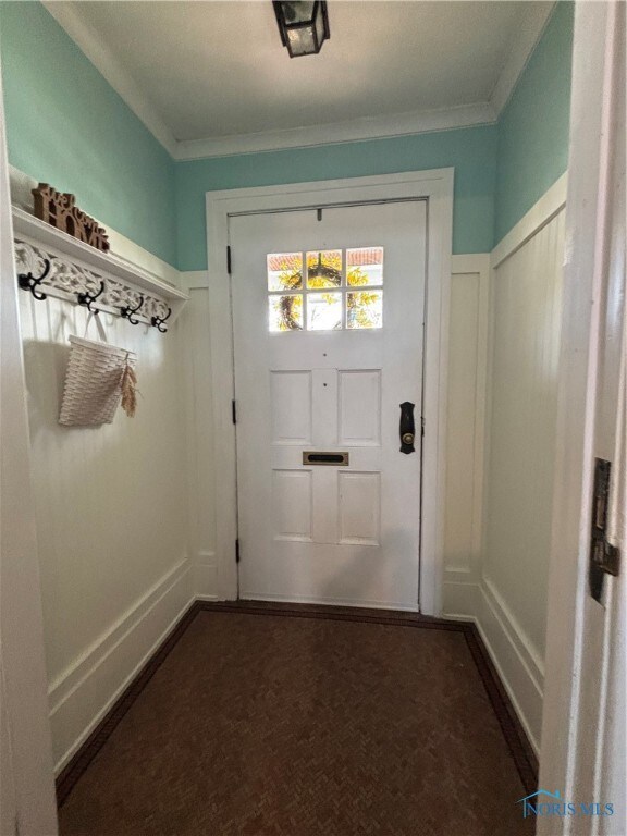 inviting entry with original tile
