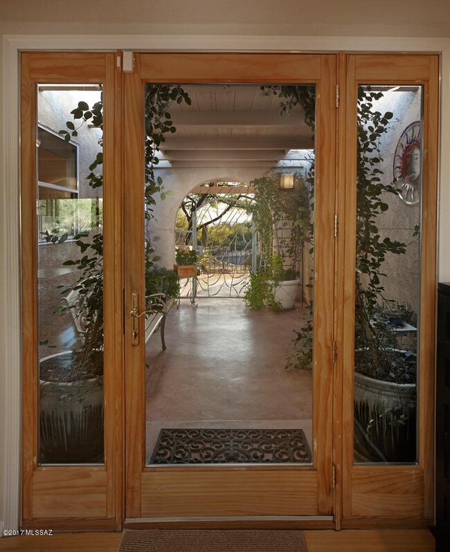 Courtyard from Foyer Entry