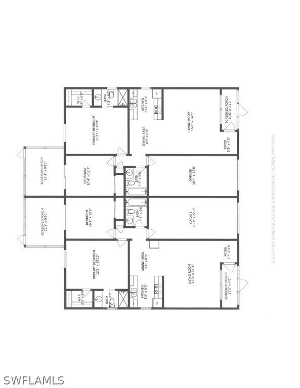 Floorplan of Duplex.