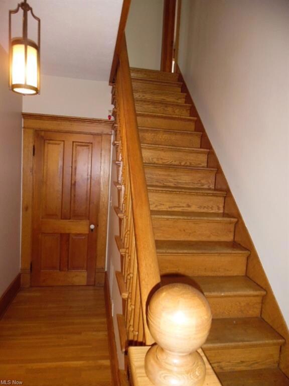 Beautiful staircase in the foyer