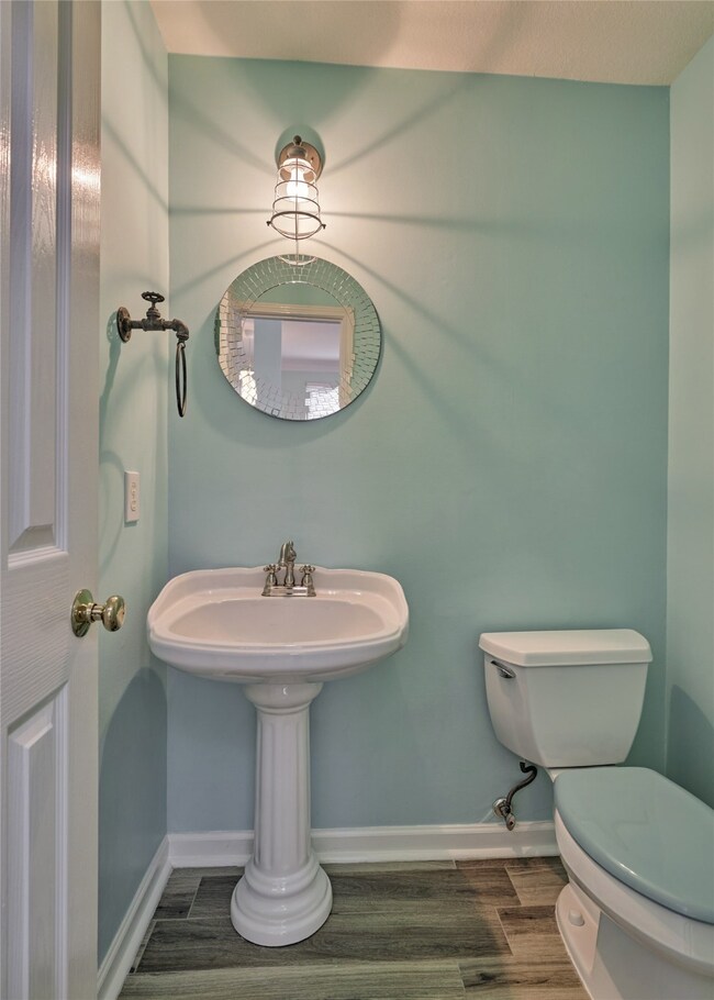 Half Bath downstairs.