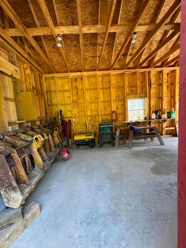 Interior of Shed