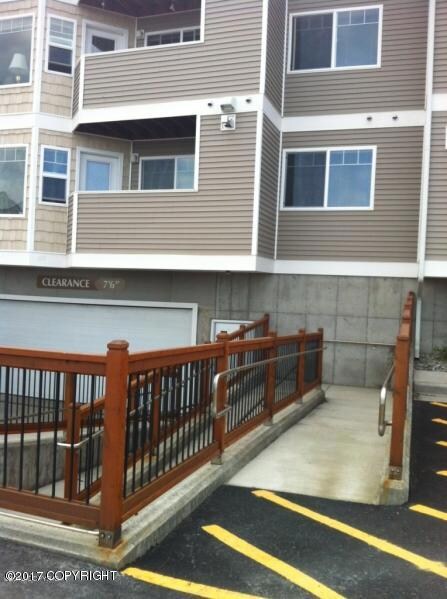 Heated walk-way to garage