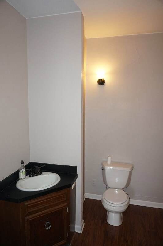 Main level powder room