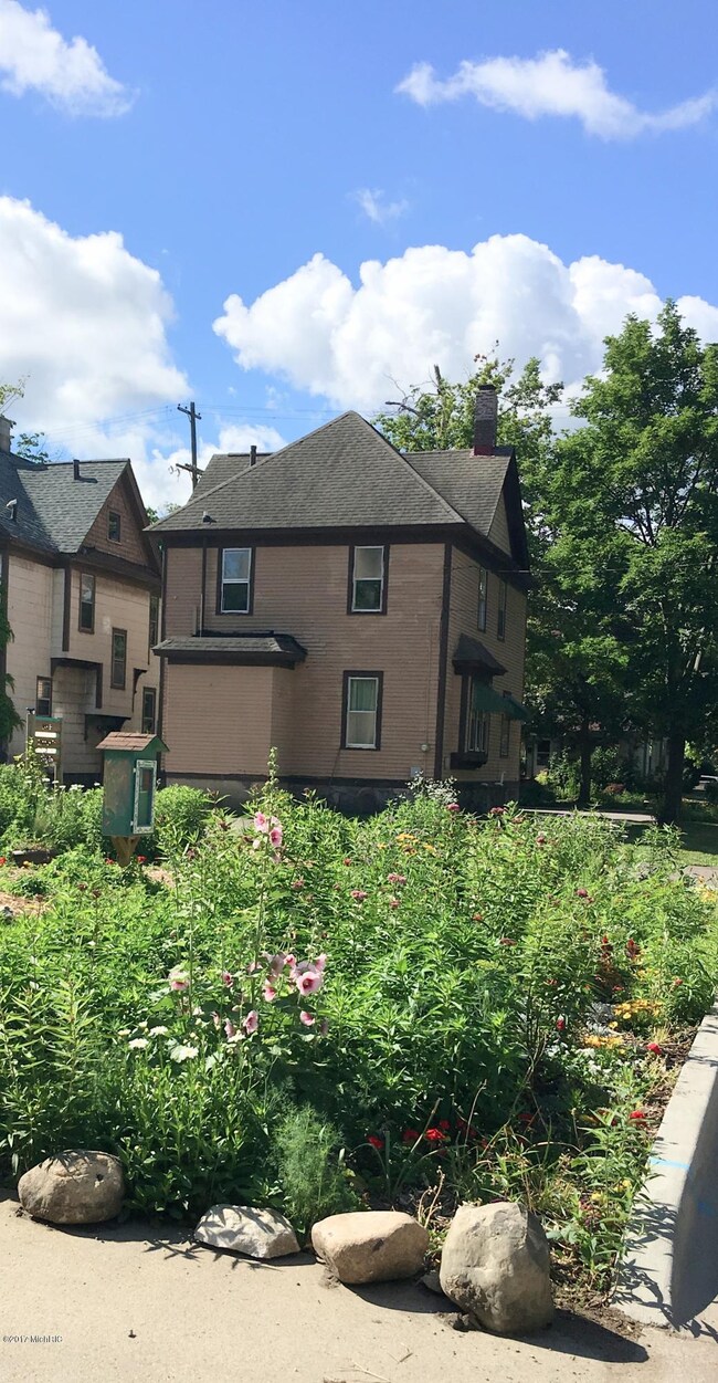 Back of home with Garden