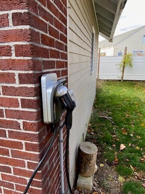 side of garage