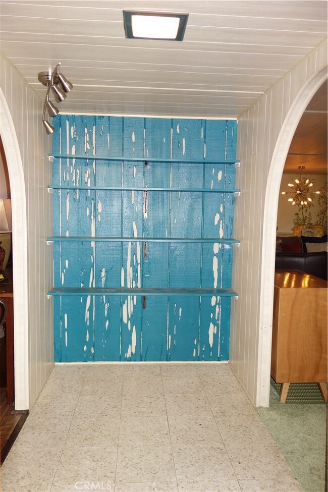 Formal Entry with Wood Wall